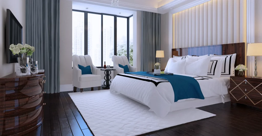 Image of a hotel room